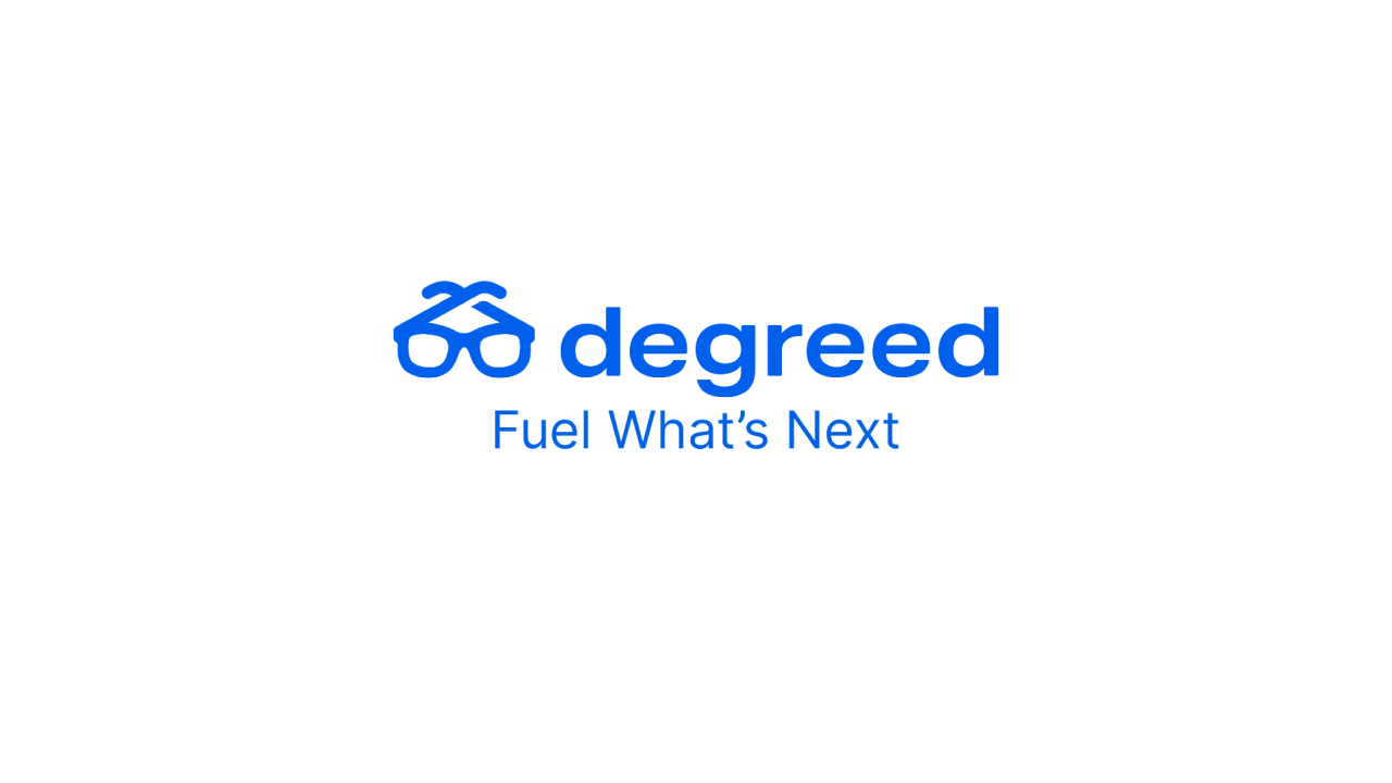 Degreed logo with tagline: "Fuel What's Next"