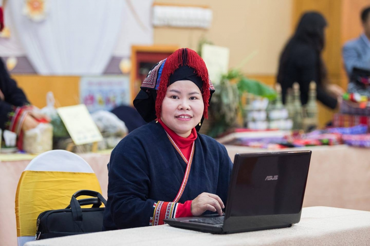 woman participating in DevelopHer program 