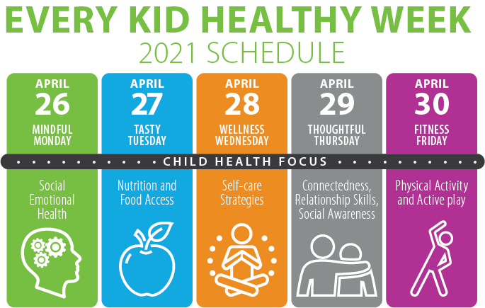 Every Kid Healthy Weekly Schedule