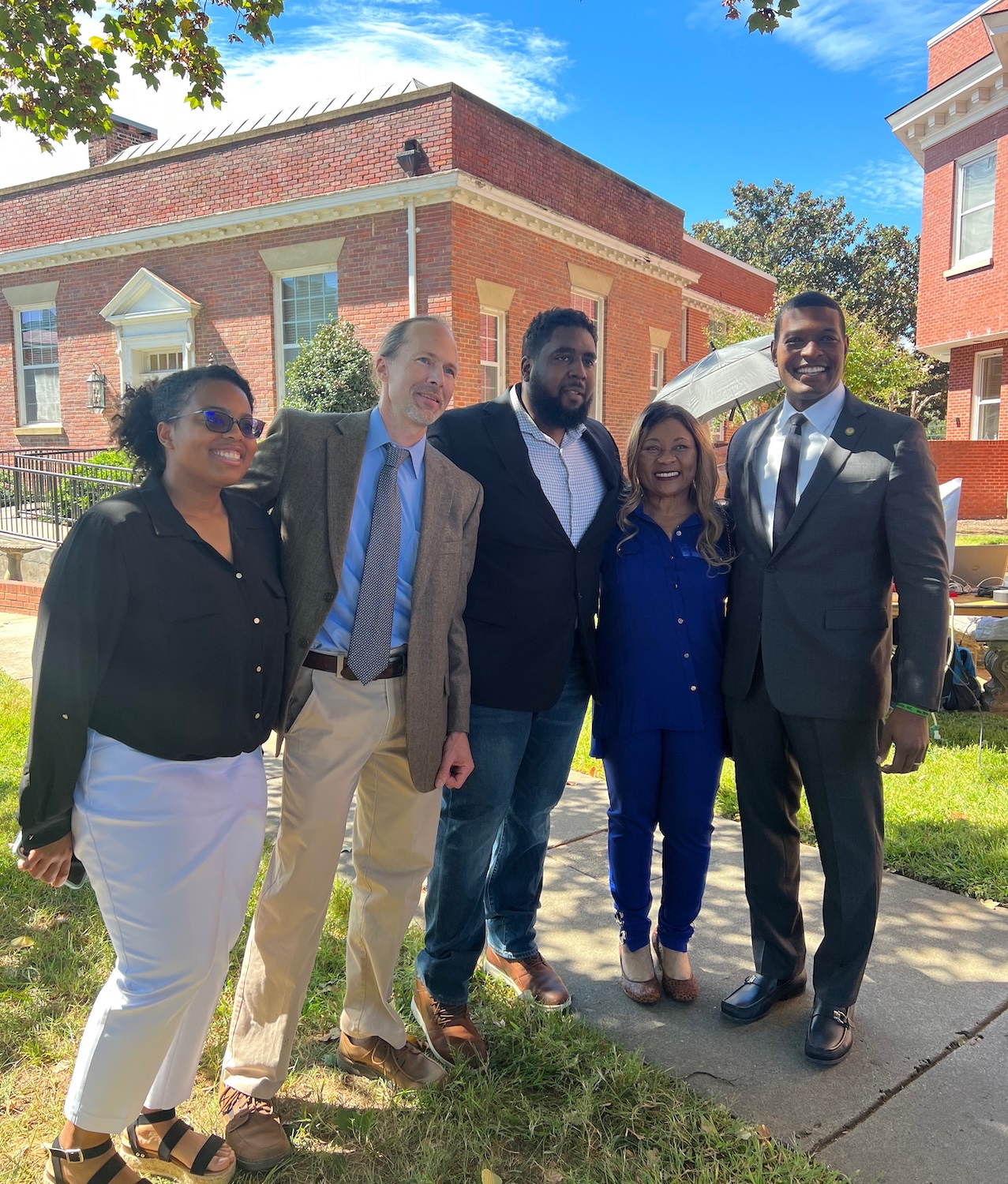 EPA Administrator Regan with community advocates at announcement of Department of Environmental Justice & External Civil Rights