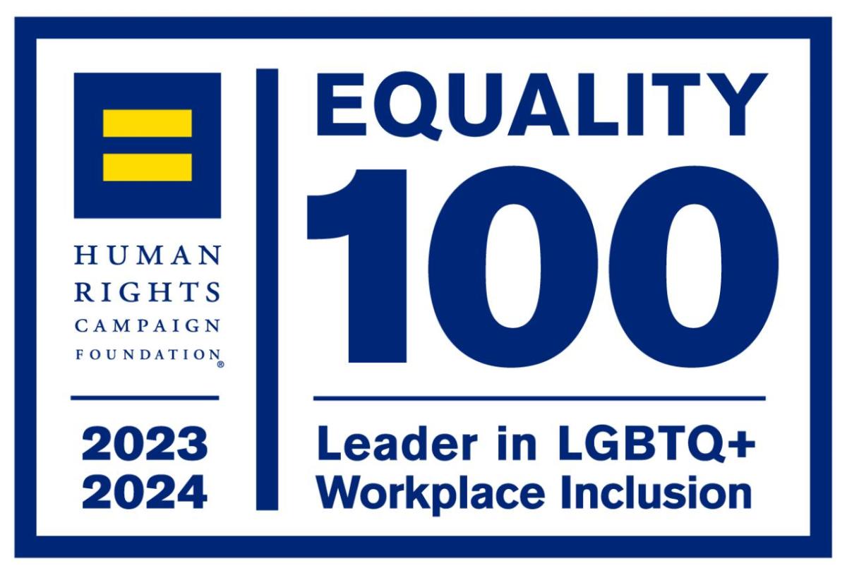 Human Rights Campaign Foundation's 2023-2024 Corporate Equality Index logo