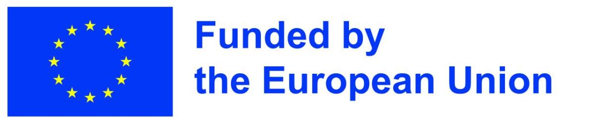 "Funded by the European Union" and EU flag.