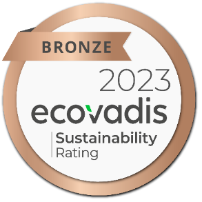 Bronze 2023 ecovadis sustainability rating logo