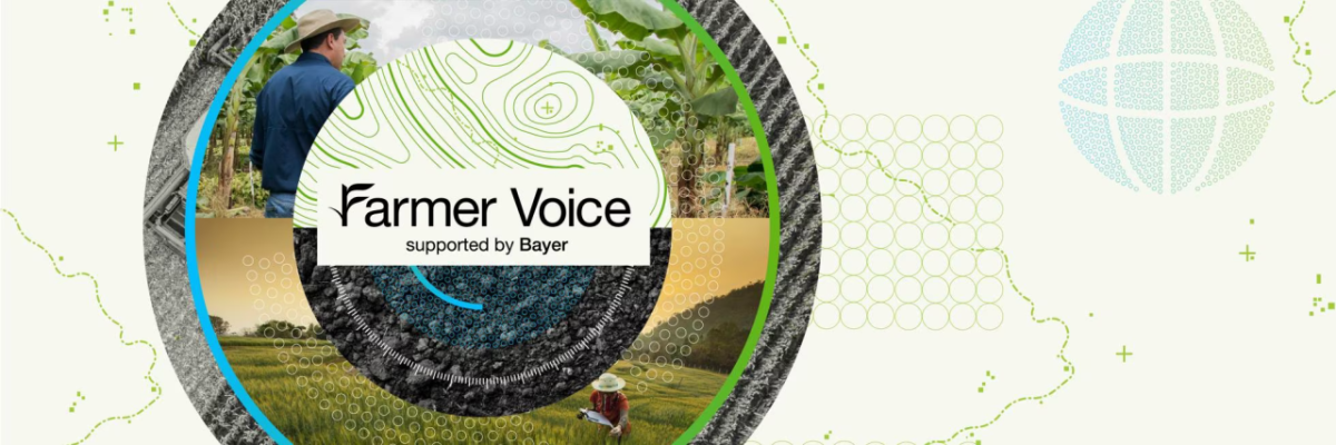 "Farmer voice supported by Bayer"