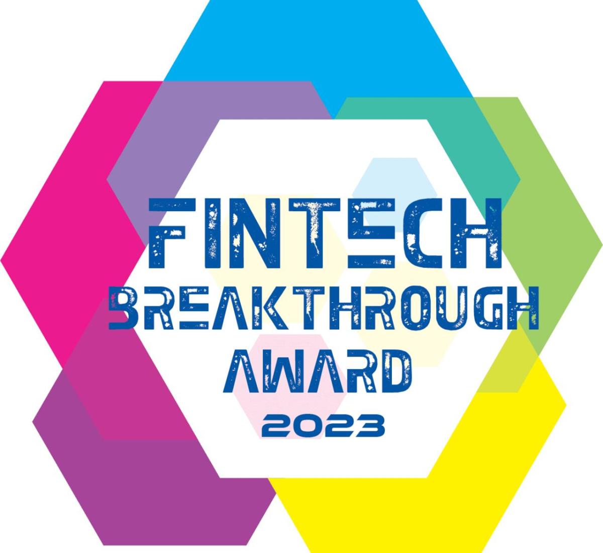 "Fintech Breakthrough Award 2023" badge