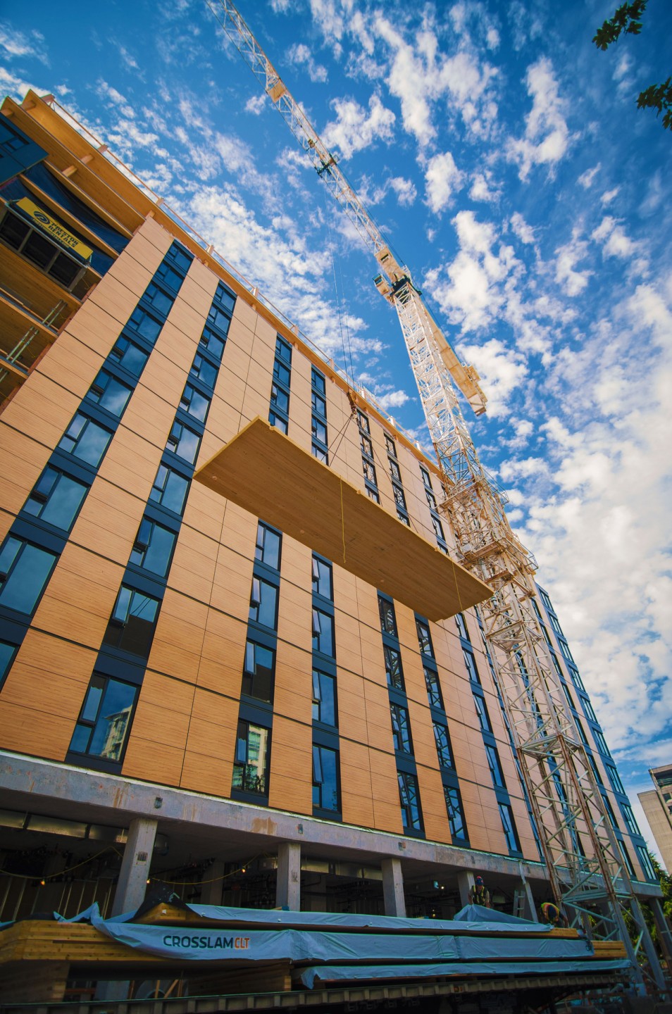 Brock Commons, a student residence hall at the University of British Columbia in Vancouver, Canada