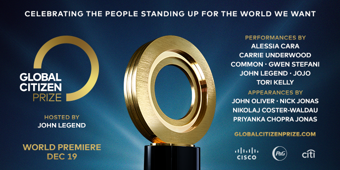 Global Citizen Prize logo and banner image
