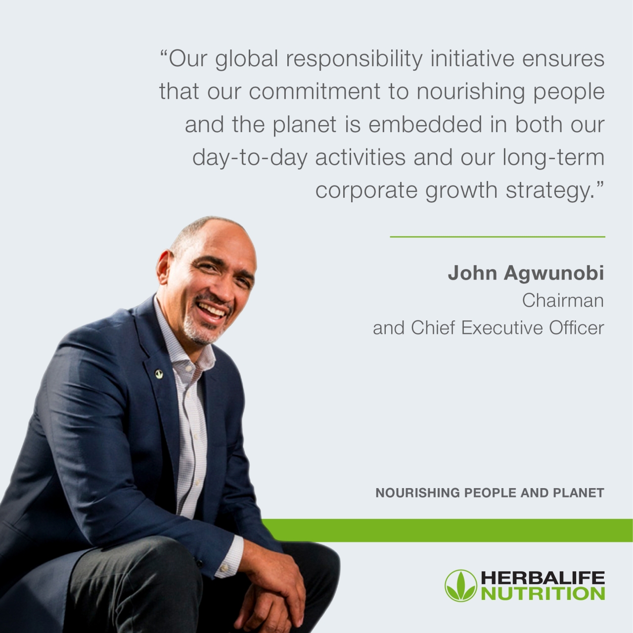 CSRWire - Herbalife Nutrition Launches First Global Responsibility Report