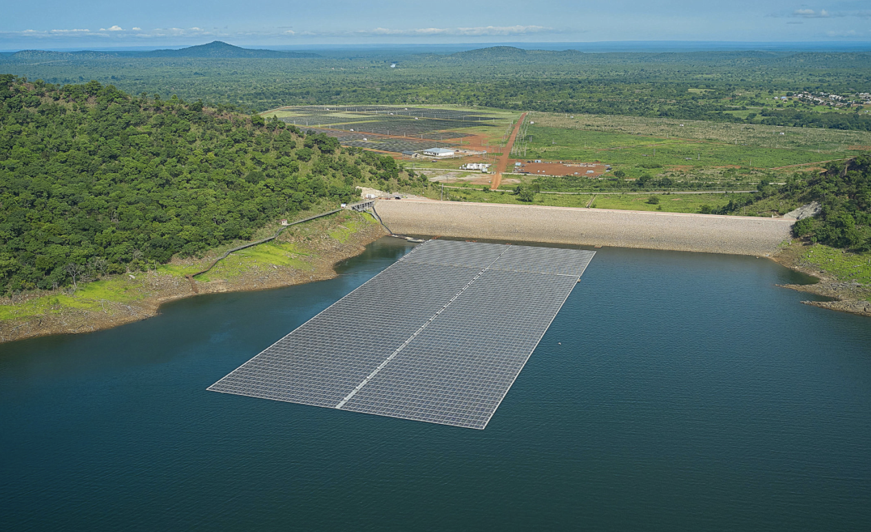 Ghana floating solar energy farm