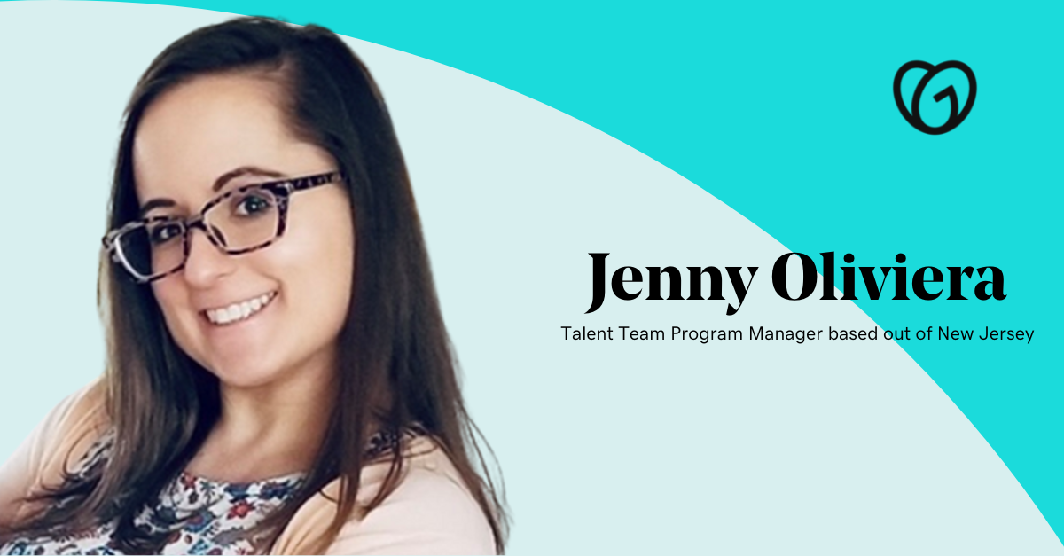 Jenny Oliviera; Talent Team Program Manager based out of New Jersey.