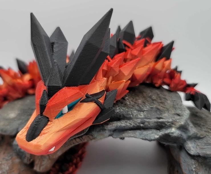 3D dragon created by Victor.