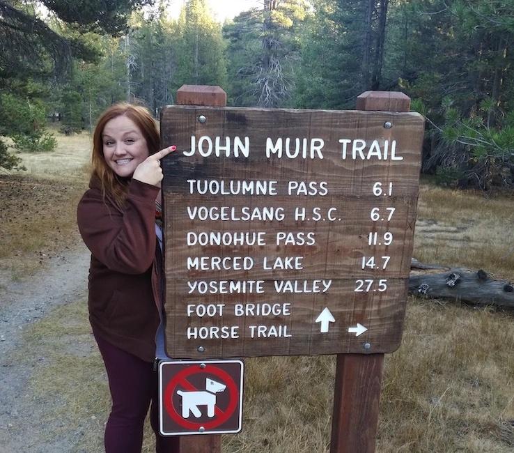 Teddy Nixon on the John Muir Trail.