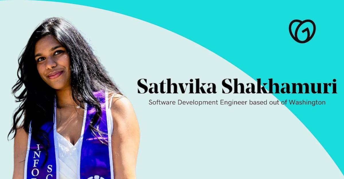 Sathvika Shakhamuri; GoDaddy Software Developer.