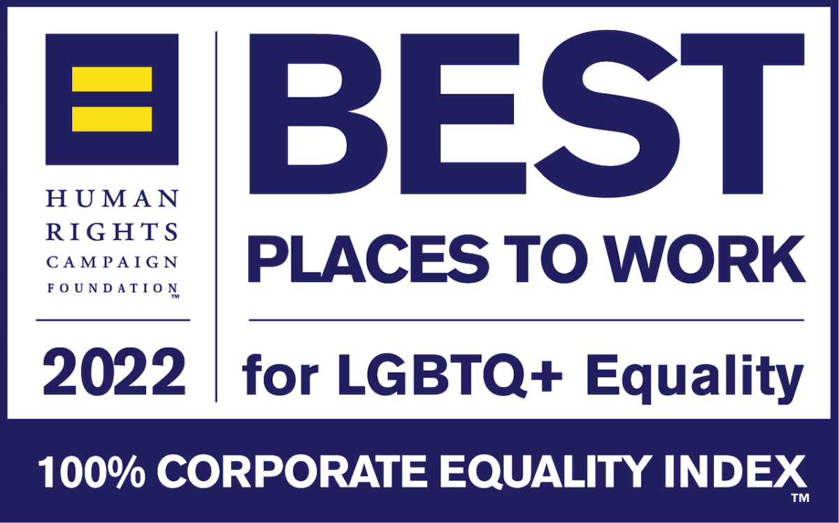Human Rights Campaign: Best Places to Work for LGBTQ+ Equality.