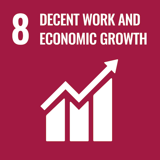 Decent work and economic growth.