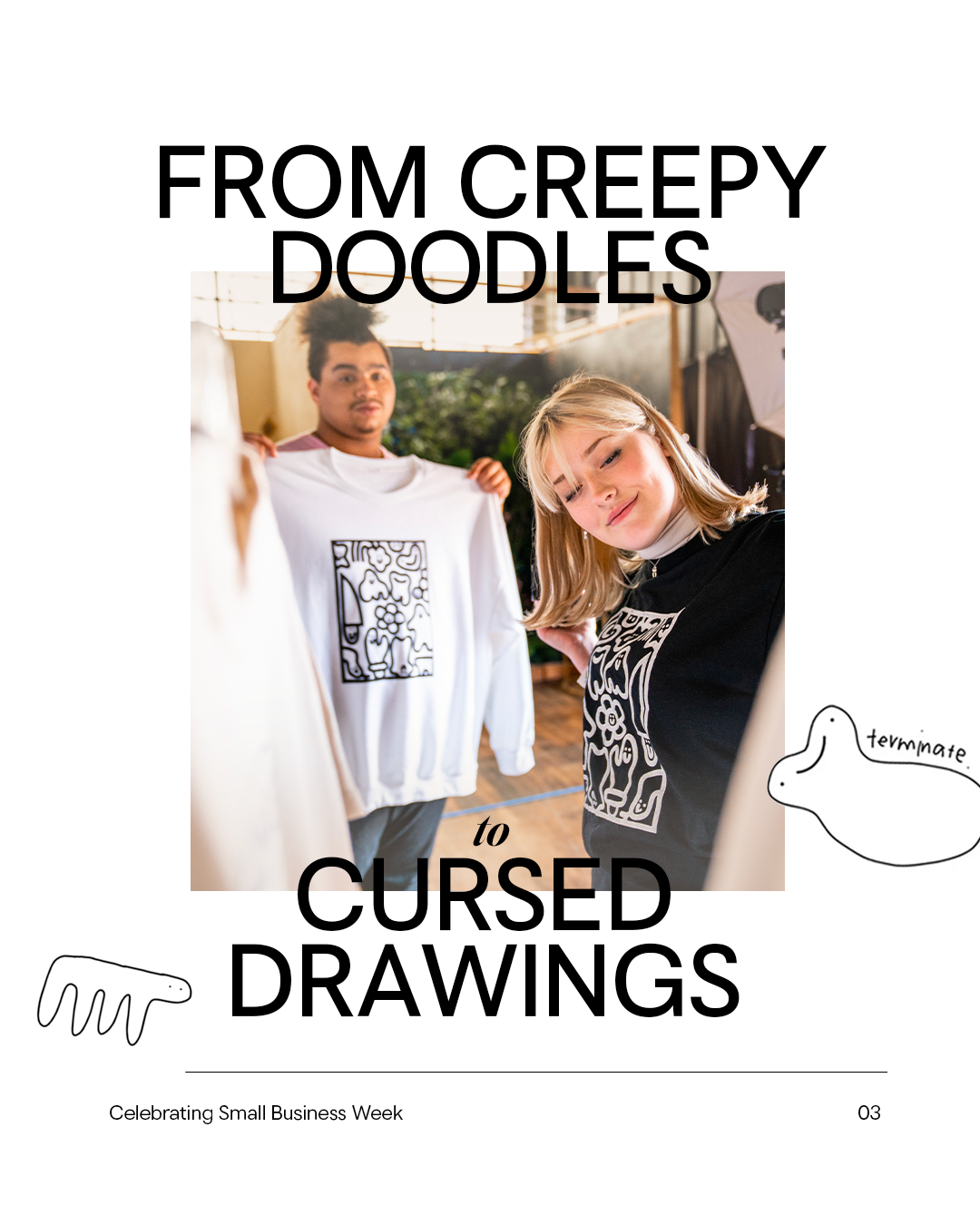 From Creepy Doodles to Cursed drawings.