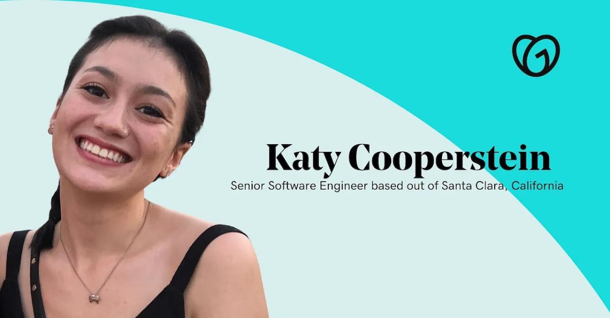 Photo of Katy Cooperstein; senior software engineer.