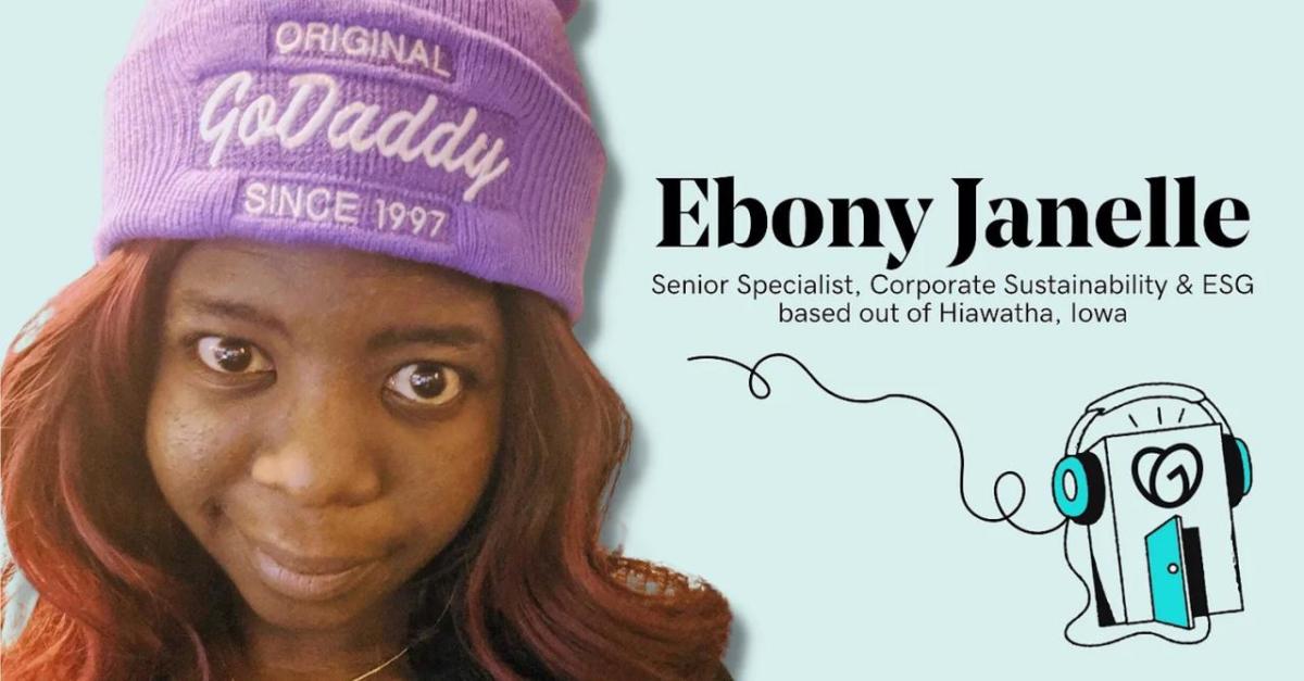 Ebony Janelle, senior specialist CSR., GoDaddy.
