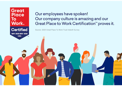 Our employees have spoken! Our company culture is amazing