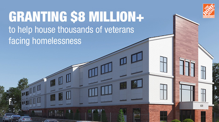 Granting $8 Million + to help house thousands of veterans facing homelessness.