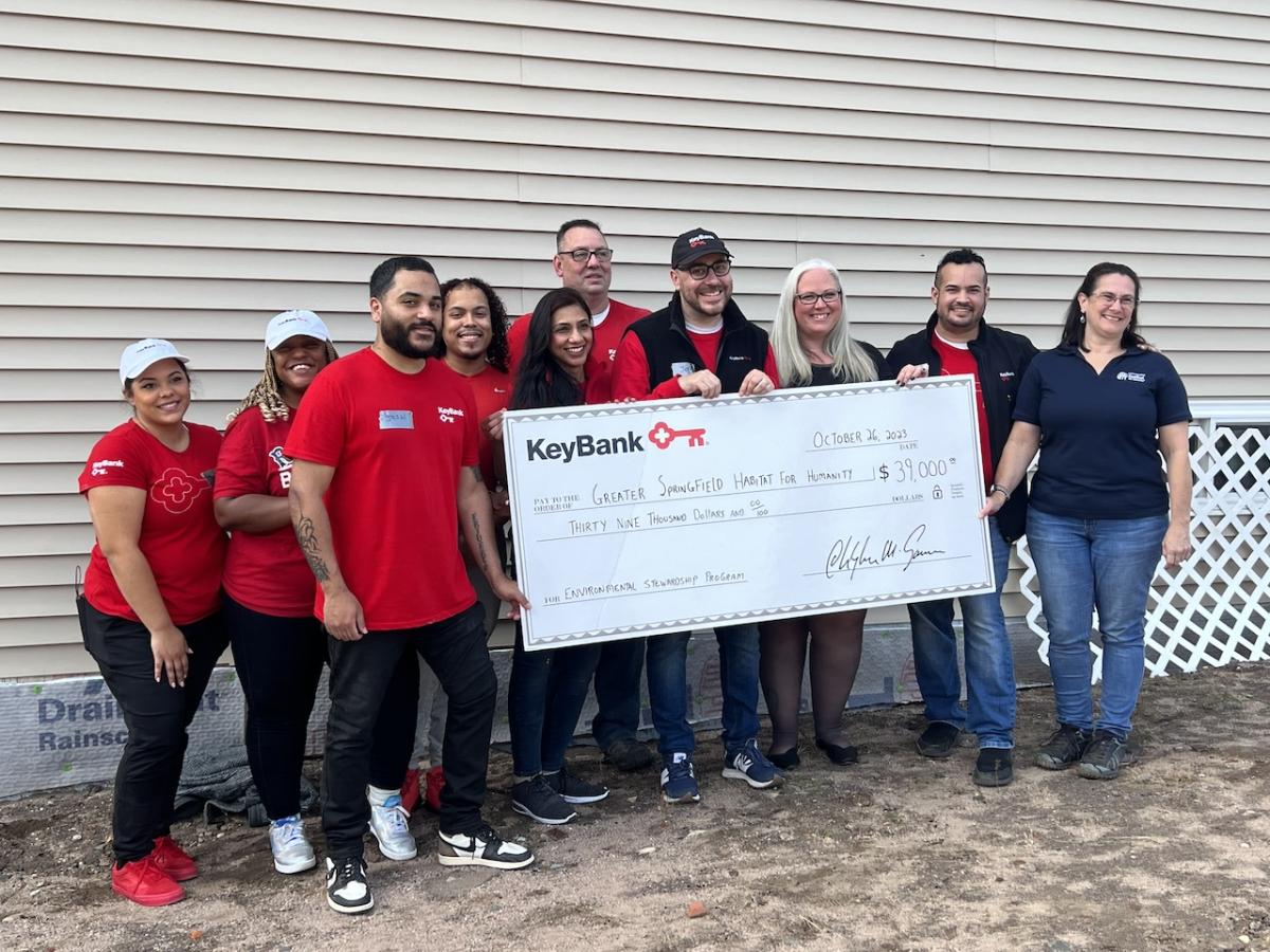 CSRWire - Greater Springfield Habitat for Humanity Receives $39,000 Grant  From KeyBank Foundation