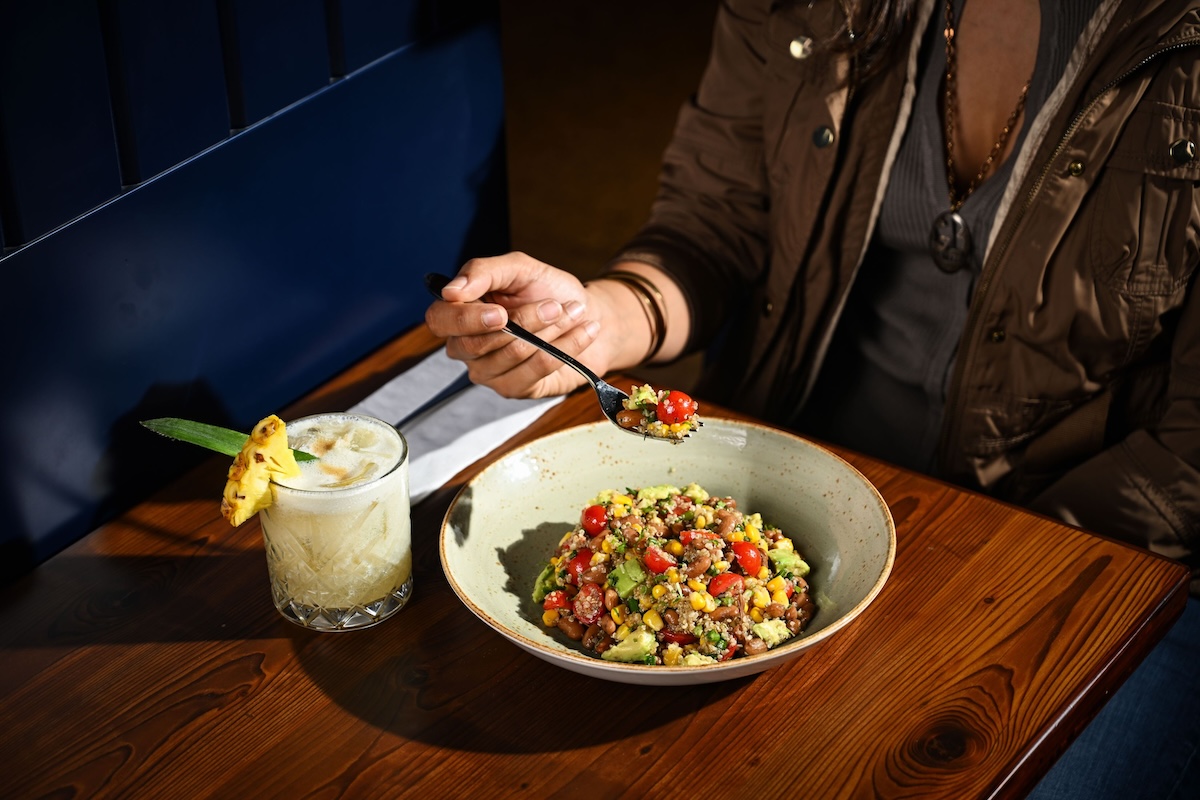 Hard Rock cafe quinoa salad - new plant-based foods for 2024