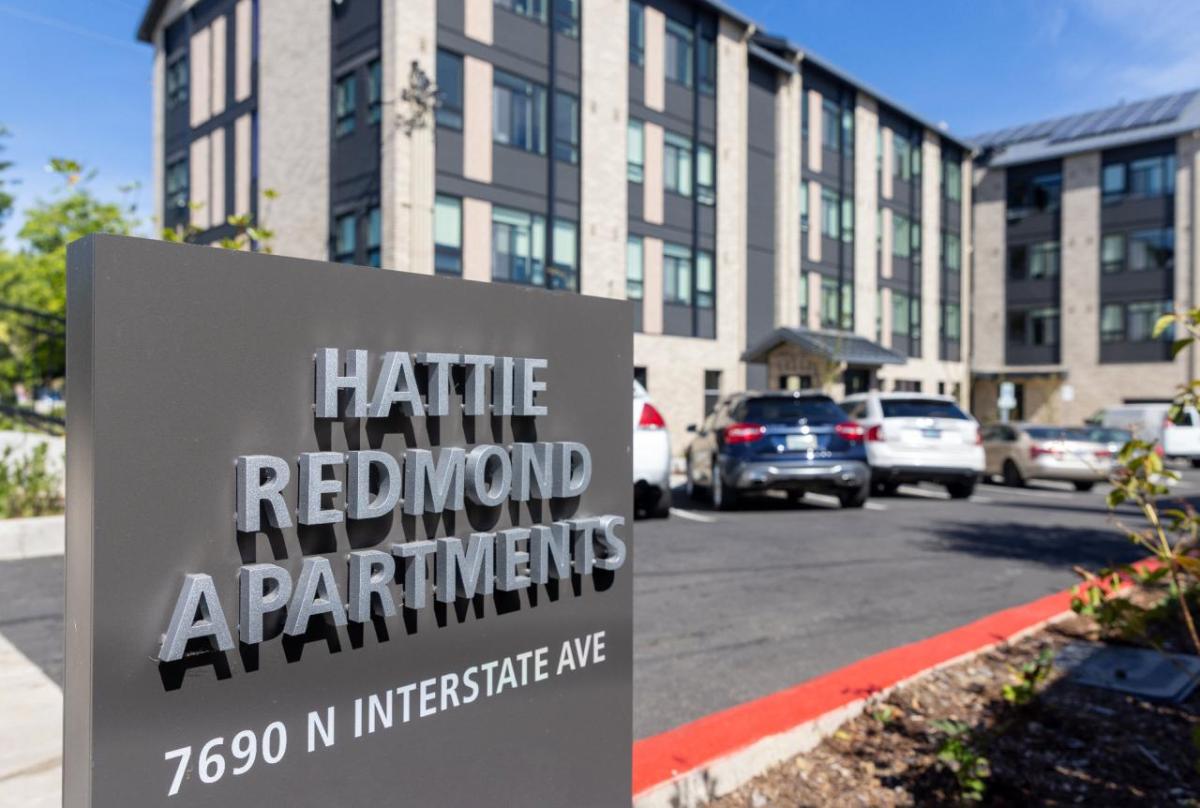The 60-unit development is named after Harriet (Hattie) Redmond, an African American suffragist and civil rights leader who lived and worked in Oregon in the late 1800s.