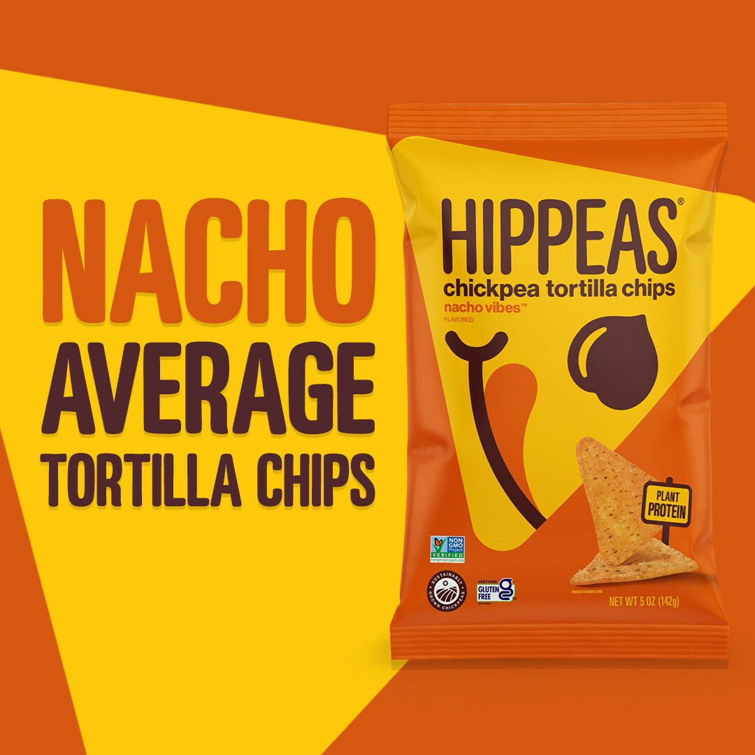 Hippeas Nacho Flavor - vegan doritos - new plant-based foods