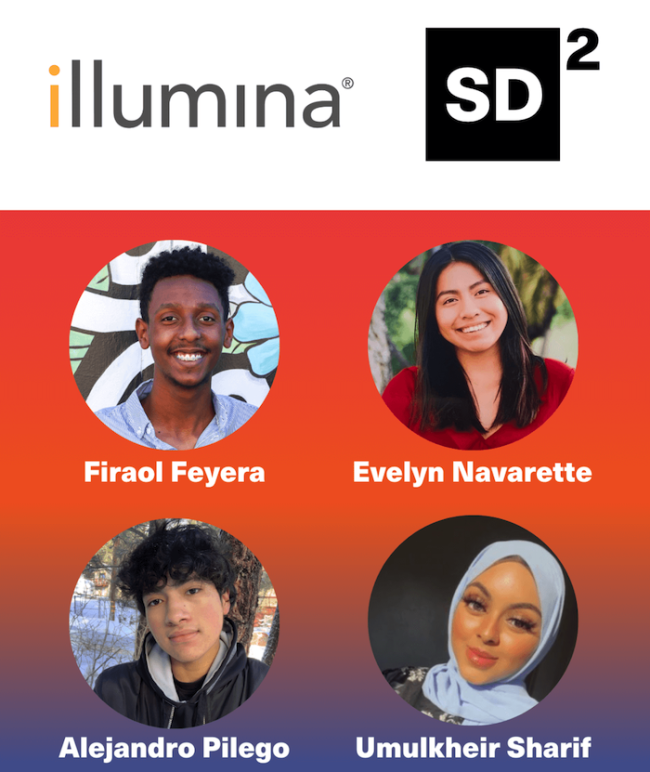Illumina SD2 STEM award students.