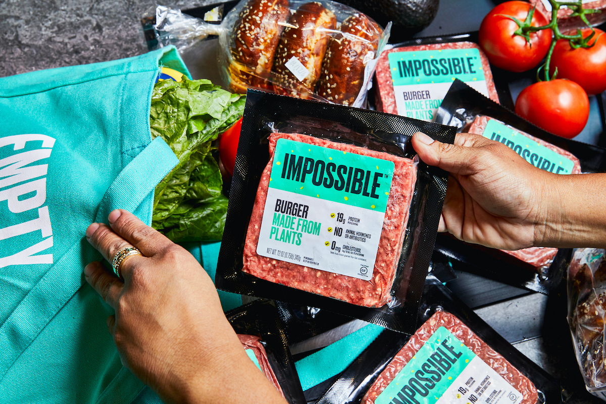 plant-based impossible burger grocery stores