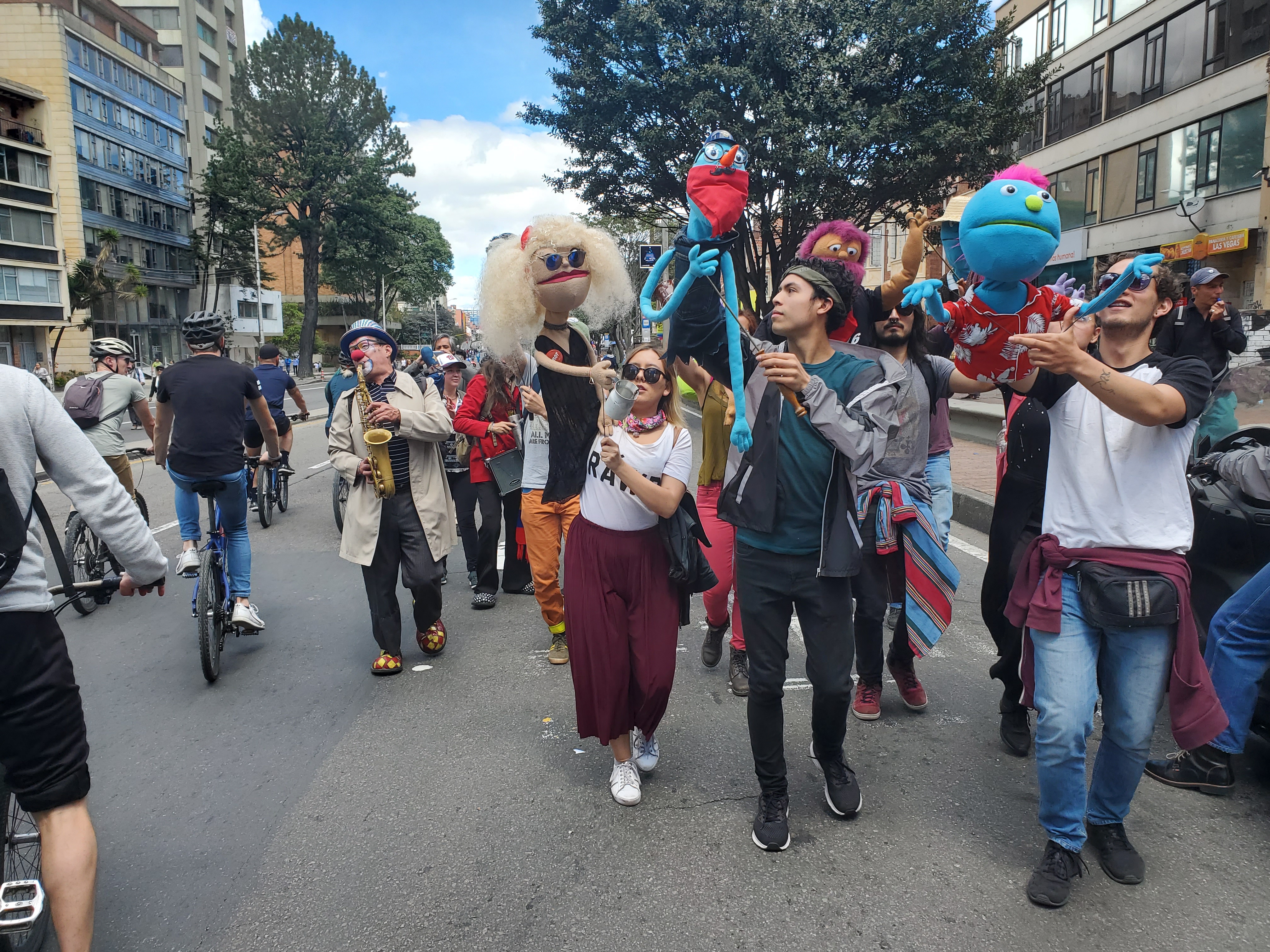 In December 2019, our cycling tour was met with some street protests - all of which were peaceful