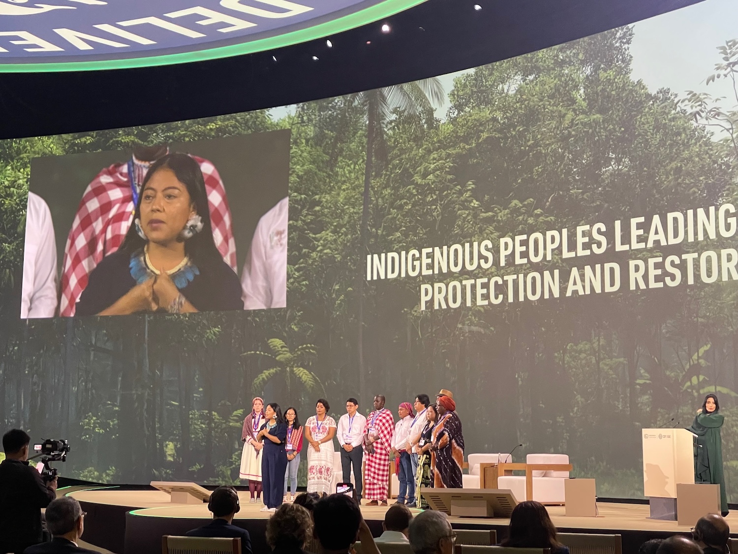 Indigenous Leaders address COP28