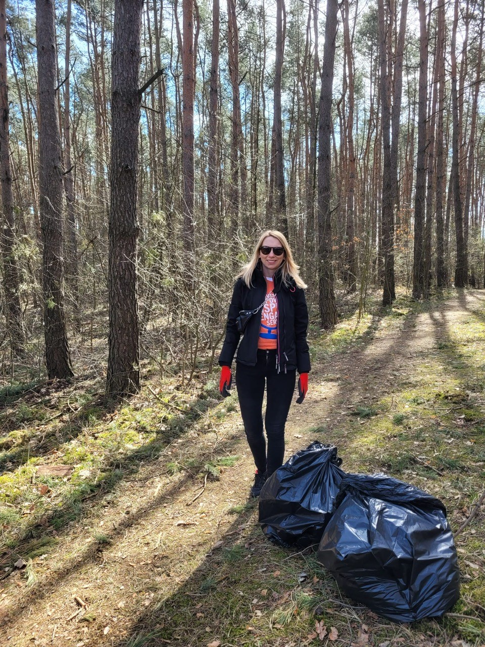 Iza Green in the forest