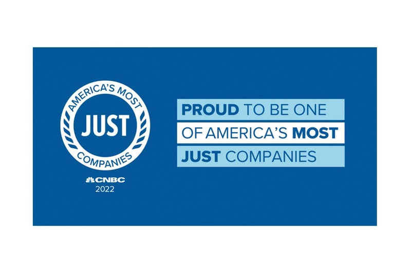 Proud to be one of America's MOST JUST companies logo