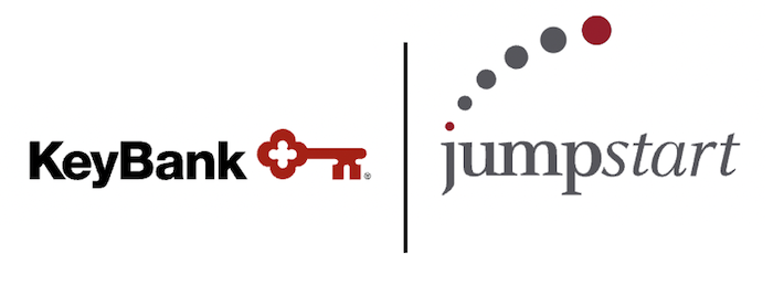 KeyBank and Jumpstart logos.
