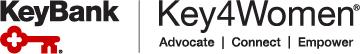 KeyBank and Key4Women logo.
