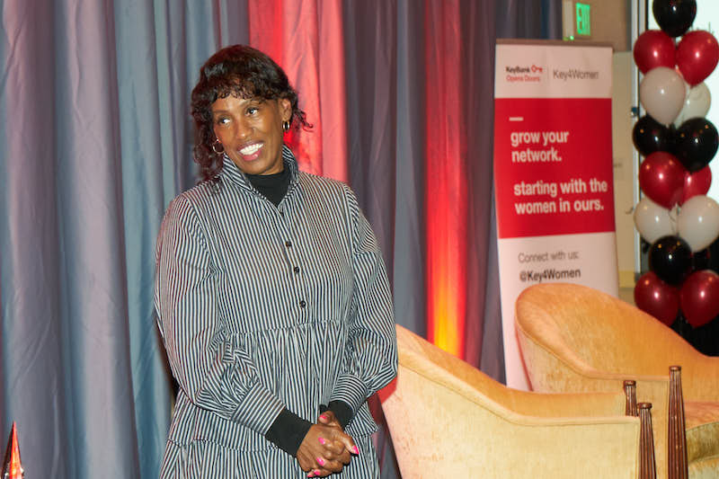 Jackie Joyner-Kersee pictured at the Forum Event.