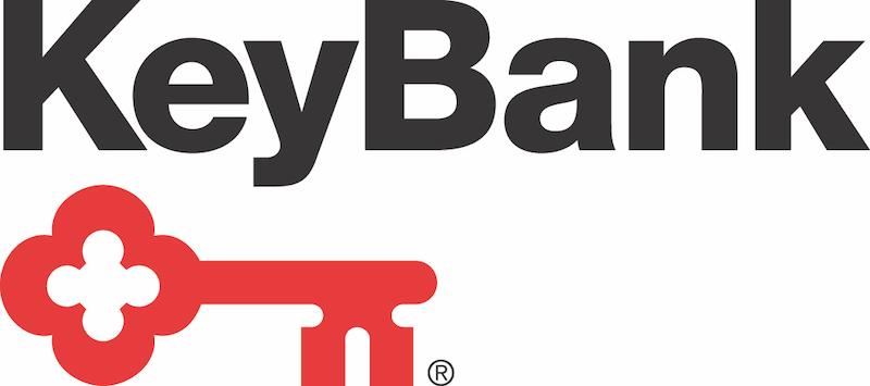 KeyBank logo with red key.
