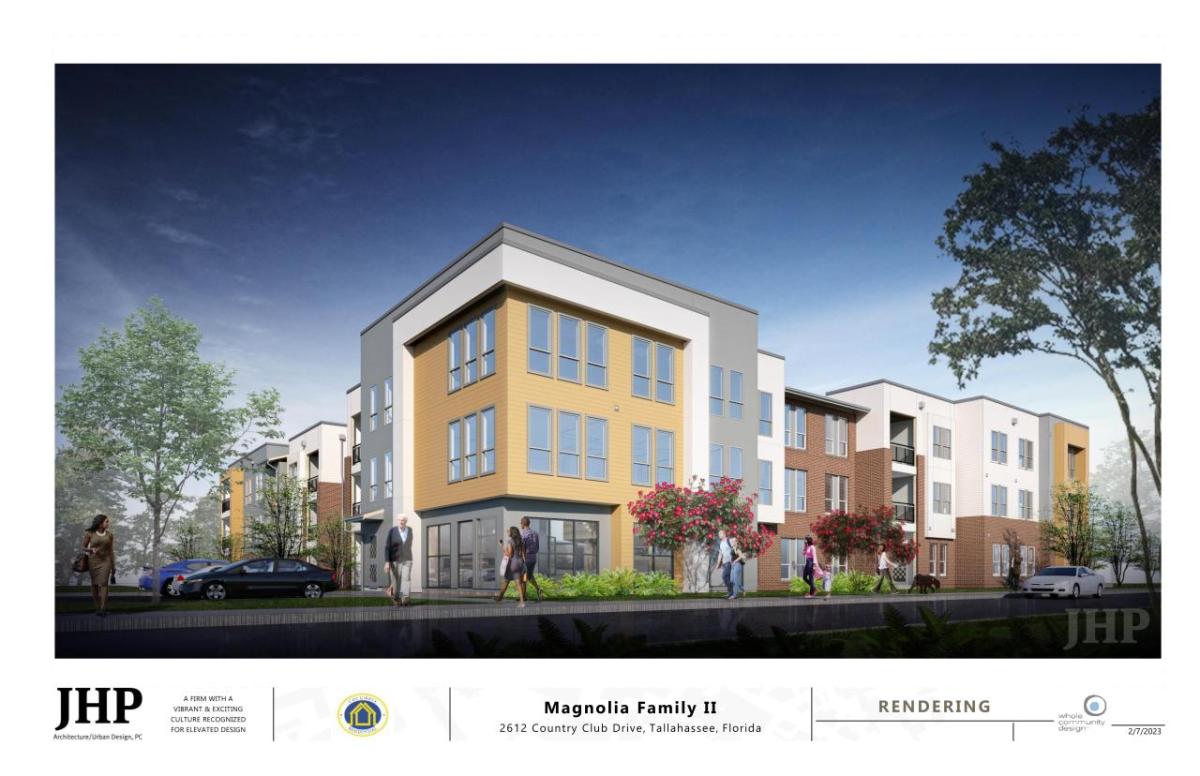 Magnolia Housing Development rendering.