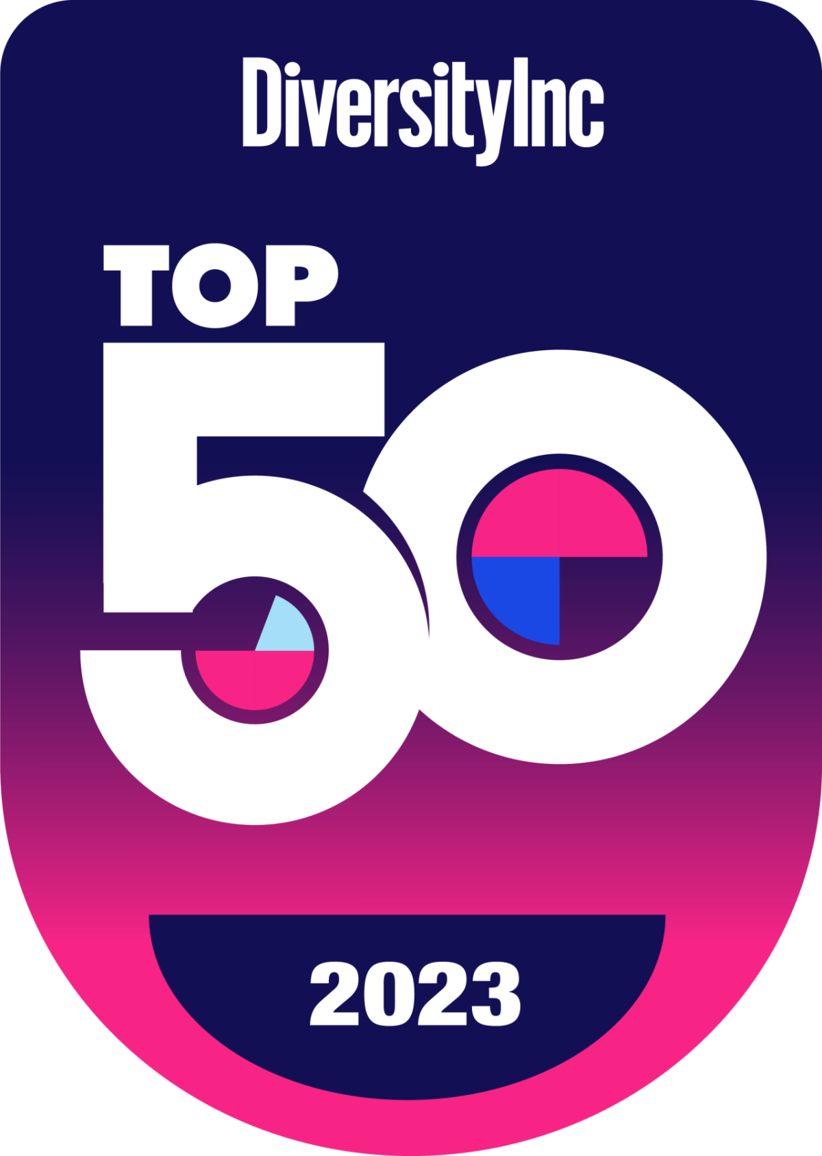 DiversityInc Top 50 2023 logo.