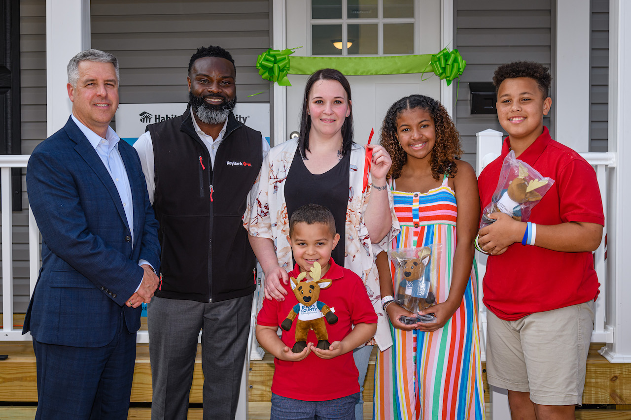 KeyBank Helps Build Affordable Homeownership in Buck County PA 