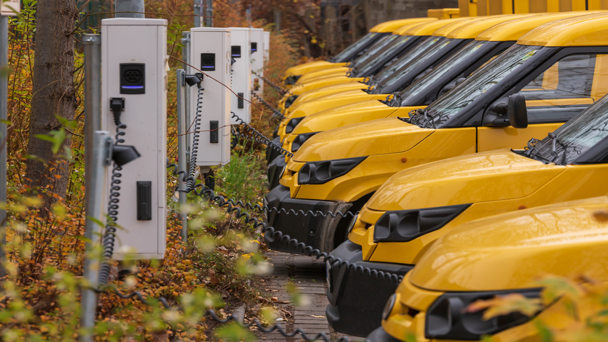 school buses charging