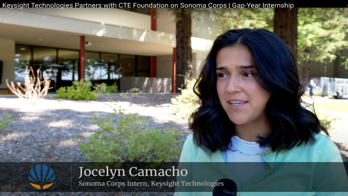 Jocelyn Camacho, Sonoma Corps Intern, Keysight Technologies