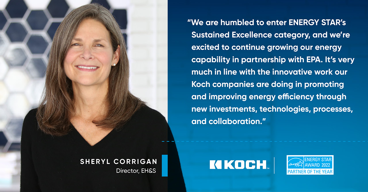 Sheryl Corrigan, director of environmental, health and safety at Koch Industries