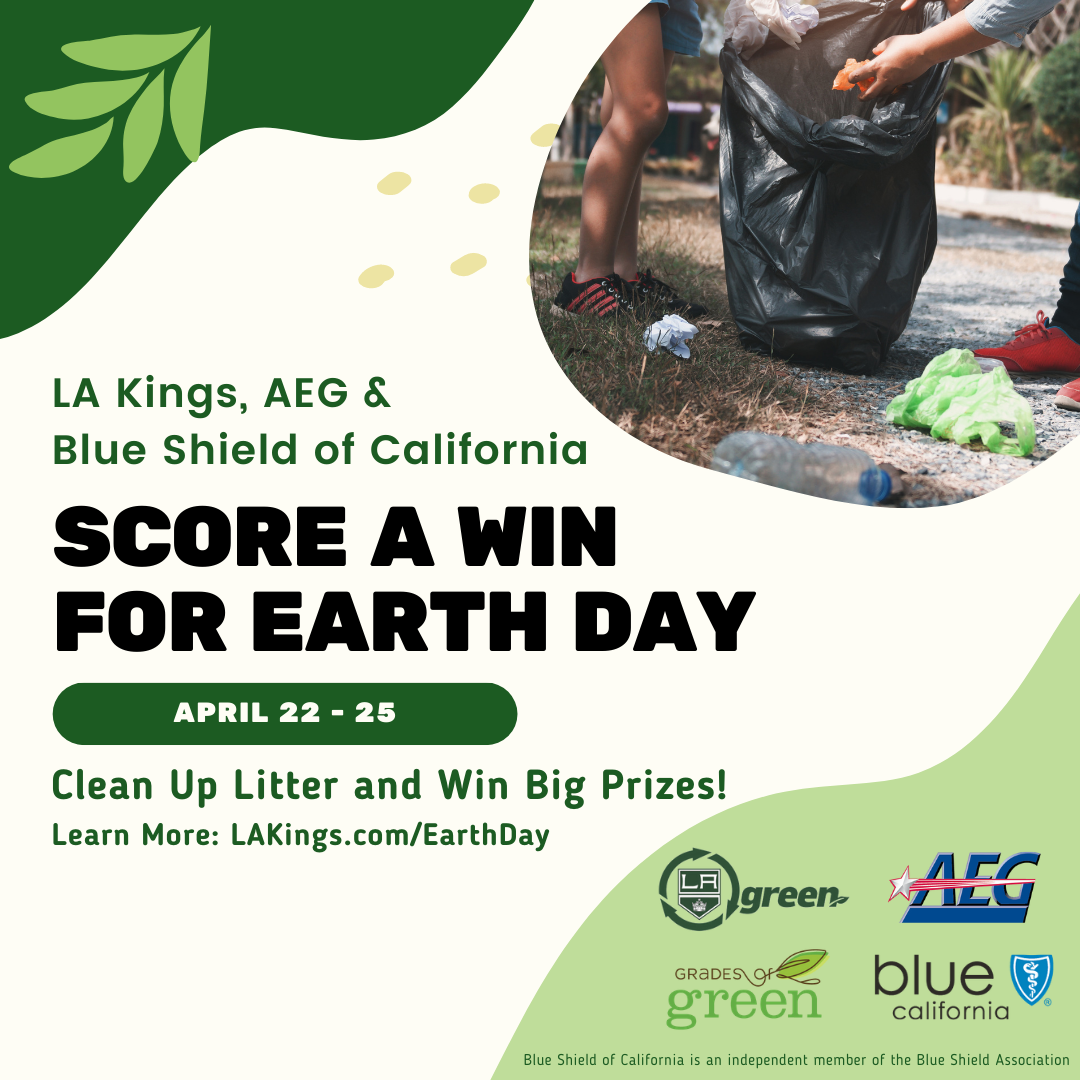 LA Kings Earth Day event poster