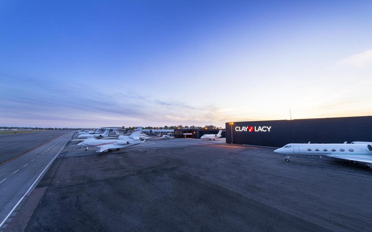 Clay Lacy Aviation hopes to make John Wayne Airport a hub for electric aircraft service.