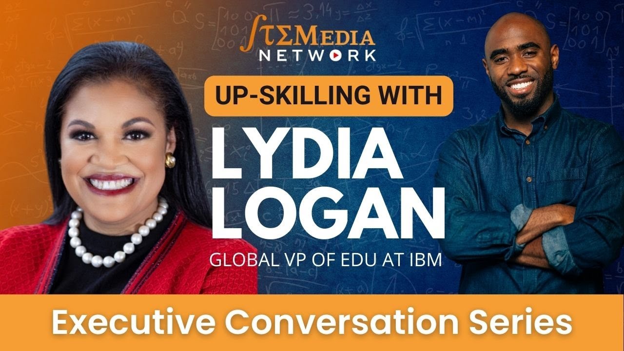 Headshots of Lydia Logan of IBM and Dr. Nehemiah Mabry of STEMedia