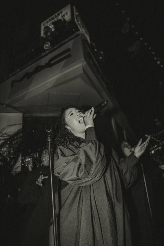 singer at an AIDS vigil