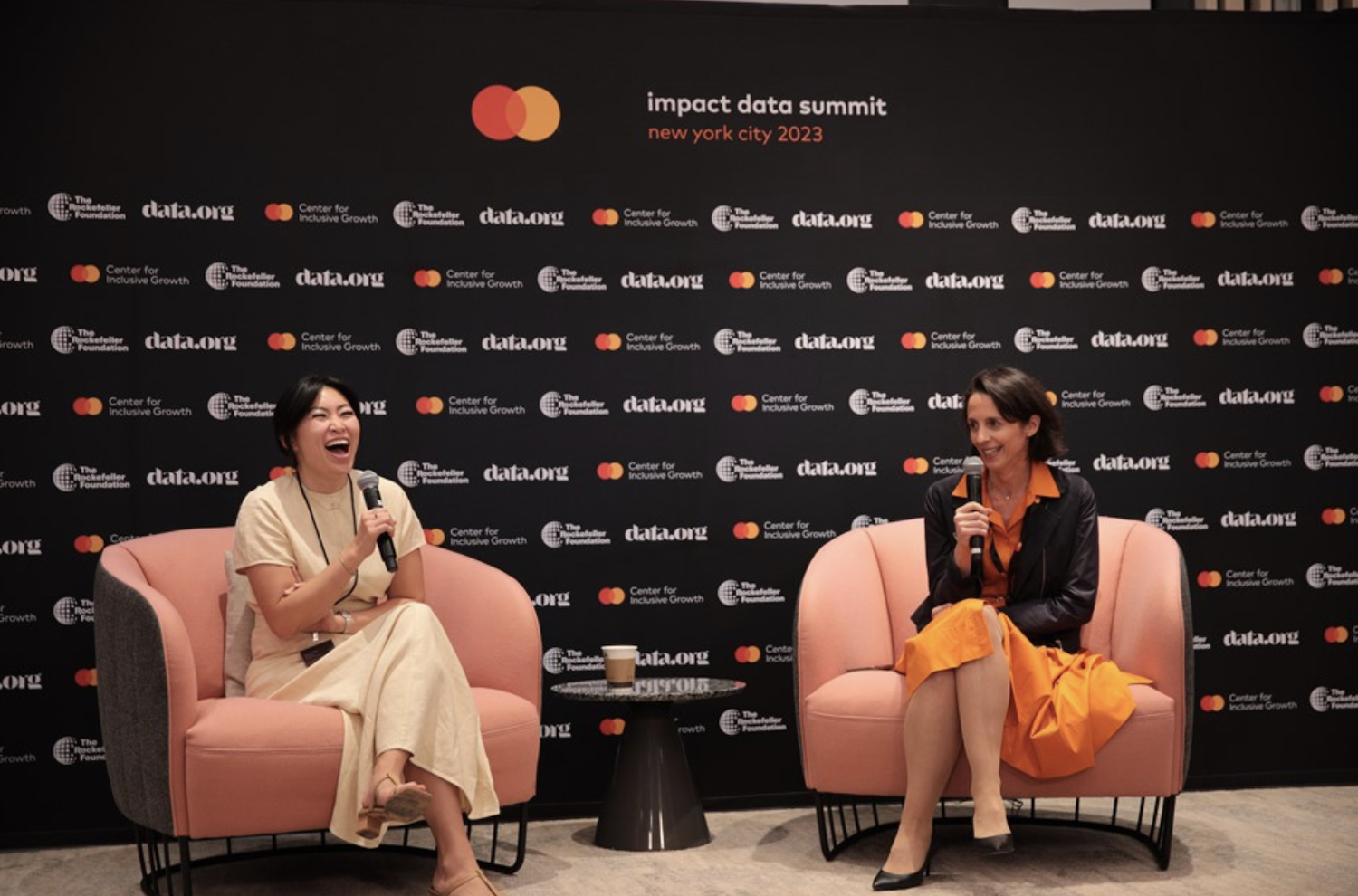 Mastercard Impact Data Summit - panel about AI and sustainability