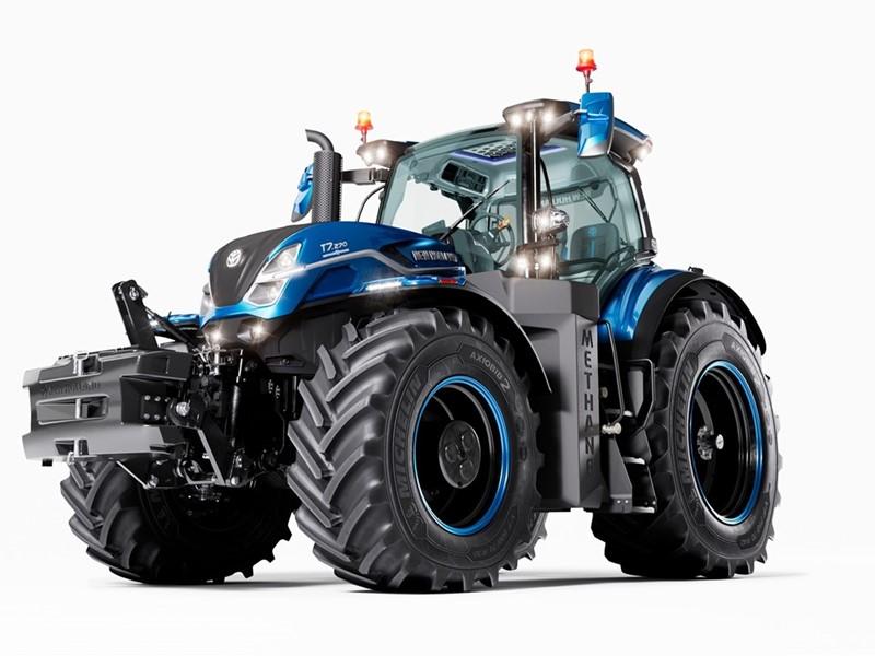 Blue Methane Power tractor 